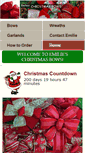 Mobile Screenshot of emilieschristmasbows.com